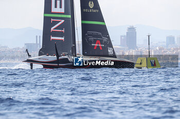 2024-08-31 - Ineos Britania (UK) on mark - AMERICA'S CUP - LOUIS VUITTON CUP - ROUND ROBIN 1 & 2 - SAILING - OTHER SPORTS