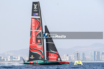 2024-09-01 - Emirates Team New Zealand (NZ) on mark - AMERICA'S CUP - LOUIS VUITTON CUP - ROUND ROBIN 1 & 2 - SAILING - OTHER SPORTS