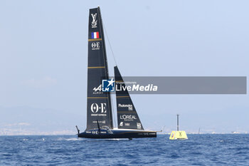 2024-09-01 - Orient Express Racingng Team (FR) on the marks - AMERICA'S CUP - LOUIS VUITTON CUP - ROUND ROBIN 1 & 2 - SAILING - OTHER SPORTS