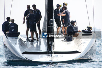 2024-09-01 - Orient Express Racingng Team (FR) crew - AMERICA'S CUP - LOUIS VUITTON CUP - ROUND ROBIN 1 & 2 - SAILING - OTHER SPORTS