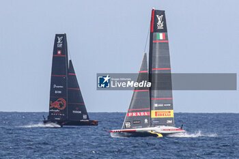 2024-09-01 - Luna Rossa Prada Pirelli (ITA) and Alinghi Red Bull Racing (SUI) - AMERICA'S CUP - LOUIS VUITTON CUP - ROUND ROBIN 1 & 2 - SAILING - OTHER SPORTS