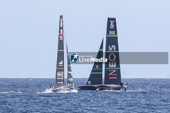 2024-09-01 - Orient Express Racingng Team (FR) and Ineos Britania (UK) - AMERICA'S CUP - LOUIS VUITTON CUP - ROUND ROBIN 1 & 2 - SAILING - OTHER SPORTS