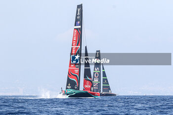 2024-09-01 - Emirates Team New Zealand (NZ) and Ineos Britania (UK) - AMERICA'S CUP - LOUIS VUITTON CUP - ROUND ROBIN 1 & 2 - SAILING - OTHER SPORTS