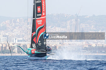 2024-09-01 - Emirates Team New Zealand (NZ) and sagrada familia - AMERICA'S CUP - LOUIS VUITTON CUP - ROUND ROBIN 1 & 2 - SAILING - OTHER SPORTS