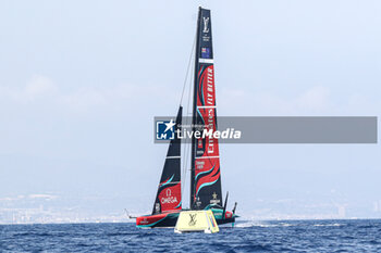 2024-09-01 - Emirates Team New Zealand (NZ) on mark - AMERICA'S CUP - LOUIS VUITTON CUP - ROUND ROBIN 1 & 2 - SAILING - OTHER SPORTS