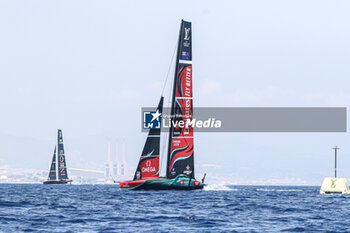 2024-09-01 - Emirates Team New Zealand (NZ) and Ineos Britania (UK) - AMERICA'S CUP - LOUIS VUITTON CUP - ROUND ROBIN 1 & 2 - SAILING - OTHER SPORTS