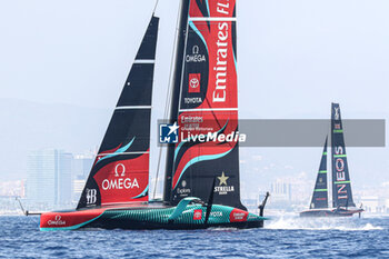 2024-09-01 - Emirates Team New Zealand (NZ) and Ineos Britania (UK) - AMERICA'S CUP - LOUIS VUITTON CUP - ROUND ROBIN 1 & 2 - SAILING - OTHER SPORTS