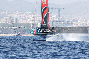 2024-09-01 - Emirates Team New Zealand (NZ) and barcelona - AMERICA'S CUP - LOUIS VUITTON CUP - ROUND ROBIN 1 & 2 - SAILING - OTHER SPORTS