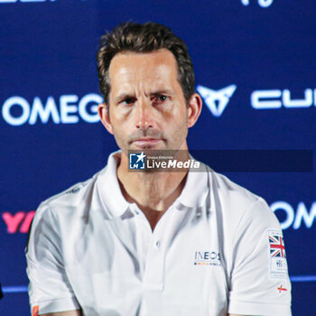 2024-08-28 - Ben Ainslie, skipper INEOS Britannia - 37TH AMERICA'S CUP LOUIS VUITTON - PRESS CONFERENCE - SAILING - OTHER SPORTS