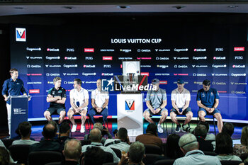 2024-08-28 - americas cup The Louis Vuitton Cup pre start press conference, skipper - 37TH AMERICA'S CUP LOUIS VUITTON - PRESS CONFERENCE - SAILING - OTHER SPORTS