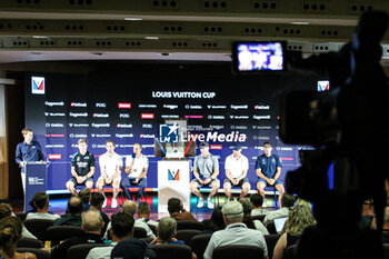 2024-08-28 - The Louis Vuitton Cup pre start press conference, skipper - 37TH AMERICA'S CUP LOUIS VUITTON - PRESS CONFERENCE - SAILING - OTHER SPORTS