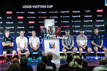 2024-08-28 - The Louis Vuitton Cup pre start press conference, skipper - 37TH AMERICA'S CUP LOUIS VUITTON - PRESS CONFERENCE - SAILING - OTHER SPORTS