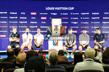 2024-08-28 - americas cup The Louis Vuitton Cup pre start press conference, skipper - 37TH AMERICA'S CUP LOUIS VUITTON - PRESS CONFERENCE - SAILING - OTHER SPORTS