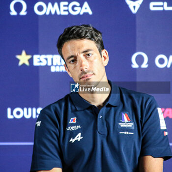 2024-08-28 - Quentin Delapierre, skipper Orient Express Racing Team - 37TH AMERICA'S CUP LOUIS VUITTON - PRESS CONFERENCE - SAILING - OTHER SPORTS