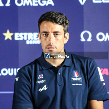 2024-08-28 - americas cup Quentin Delapierre, skipper Orient Express Racing Team - 37TH AMERICA'S CUP LOUIS VUITTON - PRESS CONFERENCE - SAILING - OTHER SPORTS