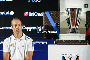 2024-08-28 - Arnaud Psarofaghis, skipper Alinghi Red Bull Racing - 37TH AMERICA'S CUP LOUIS VUITTON - PRESS CONFERENCE - SAILING - OTHER SPORTS