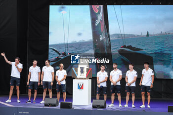 2024-08-30 - Alinghi Red Bull Racing (SUI) teams - 37TH AMERICA'S CUP LOUIS VUITTON TEAM PRESENTATION - SAILING - OTHER SPORTS