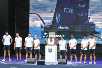 2024-08-30 - Alinghi Red Bull Racing (SUI) teams - 37TH AMERICA'S CUP LOUIS VUITTON TEAM PRESENTATION - SAILING - OTHER SPORTS