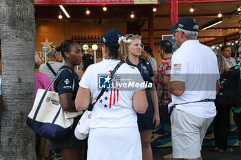 2024-09-03 - Barcelona - America's Cup village - spespectators - supporters NYYC American Magic (USA) - 37TH AMERICA'S CUP LOUIS VUITTON - VILLAGE - SAILING - OTHER SPORTS