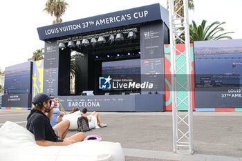 2024-09-03 - America's Cup village - spectators - 37TH AMERICA'S CUP LOUIS VUITTON - VILLAGE - SAILING - OTHER SPORTS