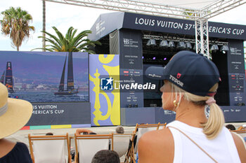 2024-09-03 - America's Cup village barcelona and supporters Alinghi Red Bull Racing (SUI) - 37TH AMERICA'S CUP LOUIS VUITTON - VILLAGE - SAILING - OTHER SPORTS