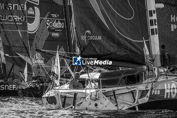 2024-09-15 - Nicolas Lunven Holcim during the start of 48 hours Le Défi Azimut race, off Lorient, Western France, on September 15, 2024 - SAILING - DEFI AZIMUT - LORIENT AGGLOMERATION - SAILING - OTHER SPORTS