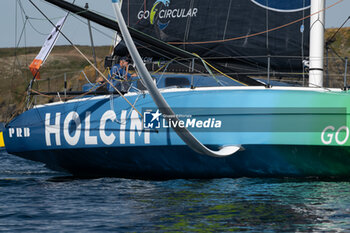 2024-09-15 - Nicolas Lunven Holcim during the start of 48 hours Le Défi Azimut race, off Lorient, Western France, on September 15, 2024 - SAILING - DEFI AZIMUT - LORIENT AGGLOMERATION - SAILING - OTHER SPORTS