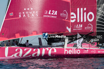 2024-09-15 - Tanguy Le Turquais Lazare during the start of 48 hours Le Défi Azimut race, off Lorient, Western France, on September 15, 2024 - SAILING - DEFI AZIMUT - LORIENT AGGLOMERATION - SAILING - OTHER SPORTS