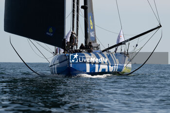 2024-09-15 - Charlie Dalin Macif during the start of 48 hours Le Défi Azimut race, off Lorient, Western France, on September 15, 2024 - SAILING - DEFI AZIMUT - LORIENT AGGLOMERATION - SAILING - OTHER SPORTS