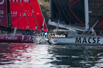 2024-09-15 - Isabelle Joschke MACSF during the start of 48 hours Le Défi Azimut race, off Lorient, Western France, on September 15, 2024 - SAILING - DEFI AZIMUT - LORIENT AGGLOMERATION - SAILING - OTHER SPORTS