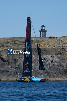 2024-09-15 - Boris Herrmann MALIZIA SEAEXPLORER during the start of 48 hours Le Défi Azimut race, off Lorient, Western France, on September 15, 2024 - SAILING - DEFI AZIMUT - LORIENT AGGLOMERATION - SAILING - OTHER SPORTS