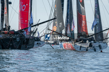 2024-09-15 - Yoann Richomme PAPREC during the start of 48 hours Le Défi Azimut race, off Lorient, Western France, on September 15, 2024 - SAILING - DEFI AZIMUT - LORIENT AGGLOMERATION - SAILING - OTHER SPORTS