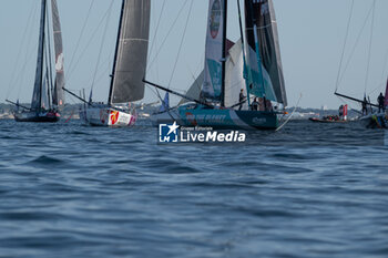 2024-09-15 - Thomas Ruyant VULNERABLE during the start of 48 hours Le Défi Azimut race, off Lorient, Western France, on September 15, 2024 - SAILING - DEFI AZIMUT - LORIENT AGGLOMERATION - SAILING - OTHER SPORTS