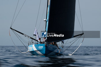 2024-09-15 - Thomas Ruyant VULNERABLE during the start of 48 hours Le Défi Azimut race, off Lorient, Western France, on September 15, 2024 - SAILING - DEFI AZIMUT - LORIENT AGGLOMERATION - SAILING - OTHER SPORTS