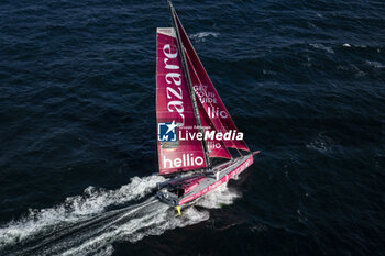 2024-09-10 - Tanguy le Turquais on Imoca LAZARE during a training session prior the Vendée Globe 2024 on September 10, 2024, off Groix in France - SAILING - VENDEE GLOBE 2024 - TANGUY LE TURQUAIS - IMOCA LAZARE TRAINING - SAILING - OTHER SPORTS