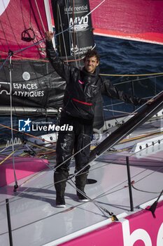 2024-09-10 - Tanguy le Turquais on Imoca LAZARE during a training session prior the Vendée Globe 2024 on September 10, 2024, off Groix in France - SAILING - VENDEE GLOBE 2024 - TANGUY LE TURQUAIS - IMOCA LAZARE TRAINING - SAILING - OTHER SPORTS