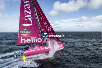 2024-09-10 - Tanguy le Turquais on Imoca LAZARE during a training session prior the Vendée Globe 2024 on September 10, 2024, off Groix in France - SAILING - VENDEE GLOBE 2024 - TANGUY LE TURQUAIS - IMOCA LAZARE TRAINING - SAILING - OTHER SPORTS