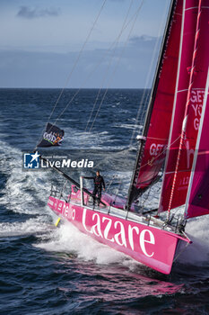 2024-09-10 - Tanguy le Turquais on Imoca LAZARE during a training session prior the Vendée Globe 2024 on September 10, 2024, off Groix in France - SAILING - VENDEE GLOBE 2024 - TANGUY LE TURQUAIS - IMOCA LAZARE TRAINING - SAILING - OTHER SPORTS