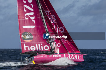 2024-09-10 - Tanguy le Turquais on Imoca LAZARE during a training session prior the Vendée Globe 2024 on September 10, 2024, off Groix in France - SAILING - VENDEE GLOBE 2024 - TANGUY LE TURQUAIS - IMOCA LAZARE TRAINING - SAILING - OTHER SPORTS