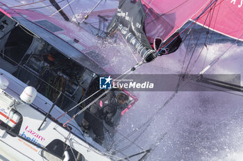 2024-09-10 - Tanguy le Turquais on Imoca LAZARE during a training session prior the Vendée Globe 2024 on September 10, 2024, off Groix in France - SAILING - VENDEE GLOBE 2024 - TANGUY LE TURQUAIS - IMOCA LAZARE TRAINING - SAILING - OTHER SPORTS