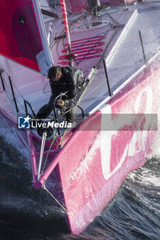 2024-09-10 - Tanguy le Turquais on Imoca LAZARE during a training session prior the Vendée Globe 2024 on September 10, 2024, off Groix in France - SAILING - VENDEE GLOBE 2024 - TANGUY LE TURQUAIS - IMOCA LAZARE TRAINING - SAILING - OTHER SPORTS