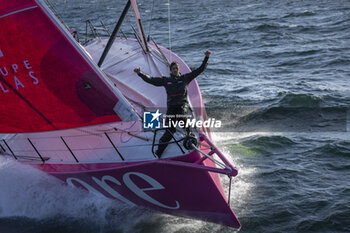 2024-09-10 - Tanguy le Turquais on Imoca LAZARE during a training session prior the Vendée Globe 2024 on September 10, 2024, off Groix in France - SAILING - VENDEE GLOBE 2024 - TANGUY LE TURQUAIS - IMOCA LAZARE TRAINING - SAILING - OTHER SPORTS