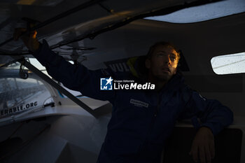 2024-09-14 - Thomas Ruyant on Imoca Vulnerable - For People during a training session prior the Vendée Globe 2024 on September 14, 2024, off Groix in France - SAILING - VENDEE GLOBE 2024 - THOMAS RUYANT - IMOCA VULNERABLE - SAILING - OTHER SPORTS