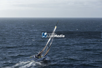 2024-09-10 - Benjamin Ferré on Imoca Monnoyeur - Duo for a Job - For the Planet during a training session prior the Vendée Globe 2024 on September 10, 2024, off Groix in France - SAILING - VENDEE GLOBE 2024 - BENJAMIN FERRÉ - IMOCA MONNOYEUR - DUO FOR A JOB - SAILING - OTHER SPORTS