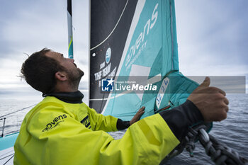 2024-08-28 - Sam Goodchild on Imoca Vulnerable - For the Planet during a training session prior the Vendée Globe 2024 on August 28, 2024, off Groix in France - SAILING - VENDEE GLOBE 2024 - SAM GOODCHILD - IMOCA VULNERABLE - SAILING - OTHER SPORTS