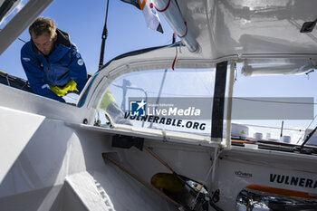 2024-09-13 - Thomas Ruyant on Imoca Vulnerable - For People during a training session prior the Vendée Globe 2024 on September 13, 2024, off Groix in France - SAILING - VENDEE GLOBE 2024 - THOMAS RUYANT - IMOCA VULNERABLE - SAILING - OTHER SPORTS