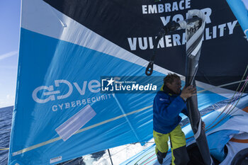 2024-09-13 - Thomas Ruyant on Imoca Vulnerable - For People during a training session prior the Vendée Globe 2024 on September 13, 2024, off Groix in France - SAILING - VENDEE GLOBE 2024 - THOMAS RUYANT - IMOCA VULNERABLE - SAILING - OTHER SPORTS