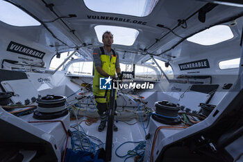 2024-09-13 - Thomas Ruyant on Imoca Vulnerable - For People during a training session prior the Vendée Globe 2024 on September 13, 2024, off Groix in France - SAILING - VENDEE GLOBE 2024 - THOMAS RUYANT - IMOCA VULNERABLE - SAILING - OTHER SPORTS