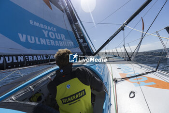 2024-09-12 - Thomas Ruyant on Imoca Vulnerable - For People during a training session prior the Vendée Globe 2024 on September 12, 2024, off Groix in France - SAILING - VENDEE GLOBE 2024 - THOMAS RUYANT - IMOCA VULNERABLE - SAILING - OTHER SPORTS