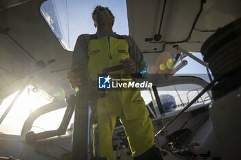 2024-09-12 - Thomas Ruyant on Imoca Vulnerable - For People during a training session prior the Vendée Globe 2024 on September 12, 2024, off Groix in France - SAILING - VENDEE GLOBE 2024 - THOMAS RUYANT - IMOCA VULNERABLE - SAILING - OTHER SPORTS